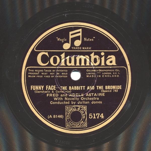 Album cover art for "The Babbitt and the Bromide" by Fred Astaire