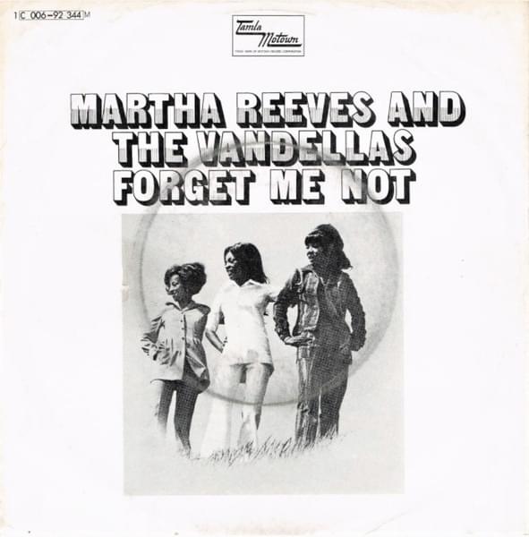 Album cover art for "Forget Me Not" by Martha Reeves & The Vandellas