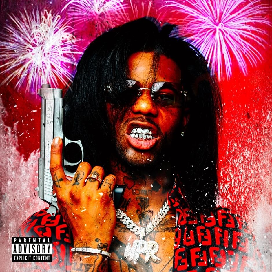 Album cover art for "Fireworks" by Hoodrich Pablo Juan