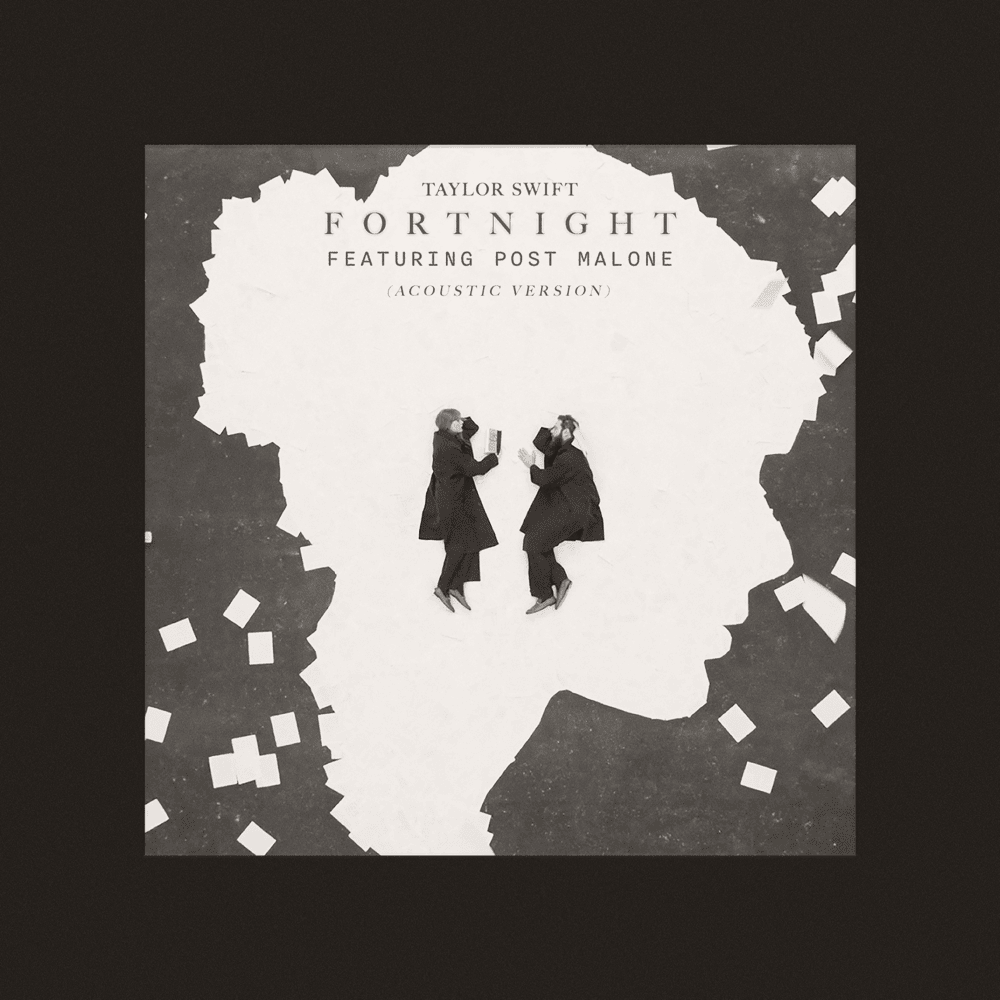 Album cover art for "Fortnight (Acoustic Version)" by Taylor Swift & Post Malone