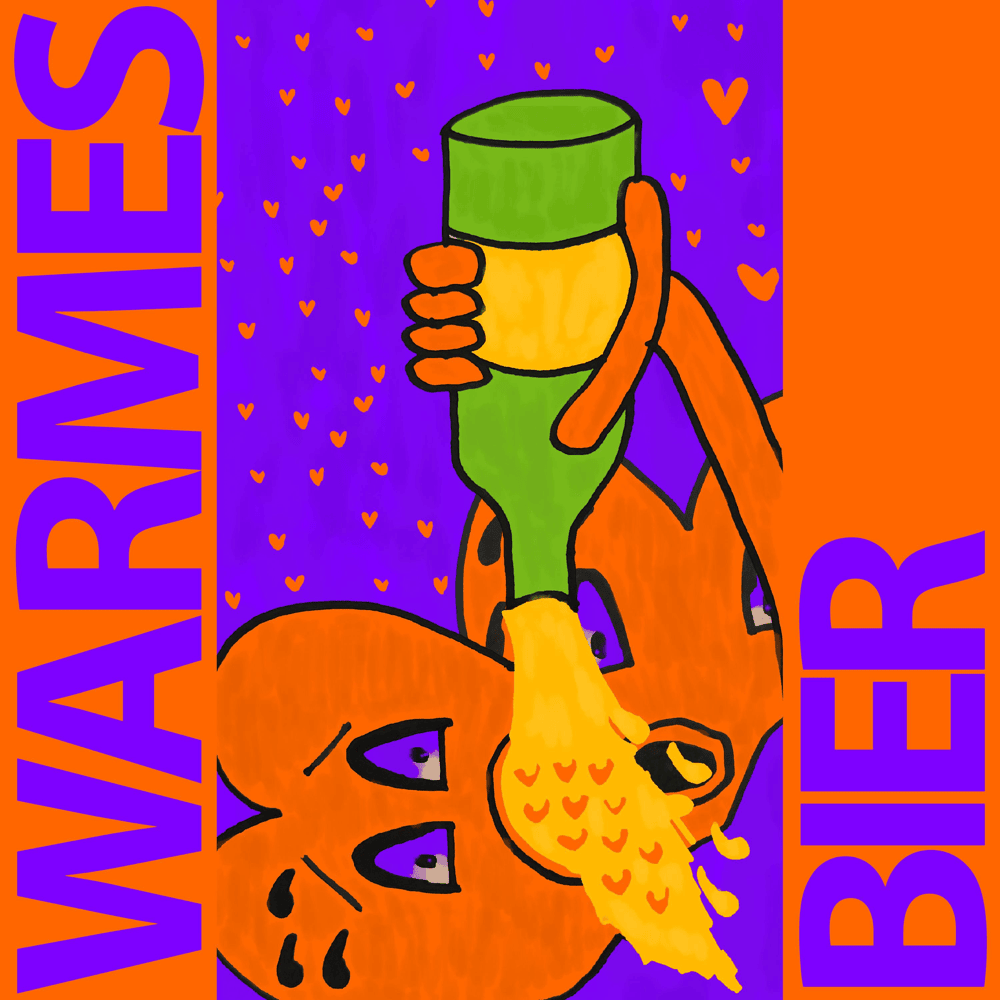 Album cover art for "Warmes Bier" by MOLA
