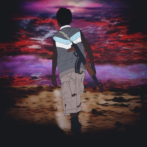 Album cover art for "401K" by Saba