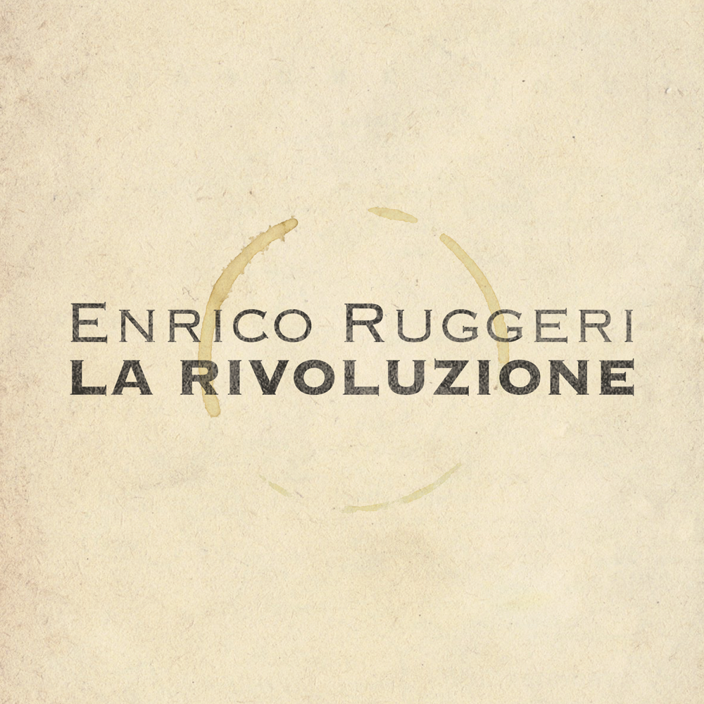 Album cover art for "La rivoluzione" by Enrico Ruggeri