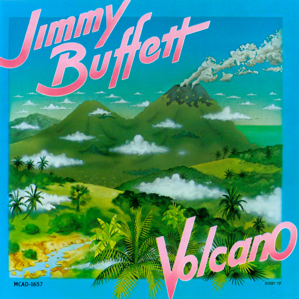 Album cover art for "Volcano" by Jimmy Buffett