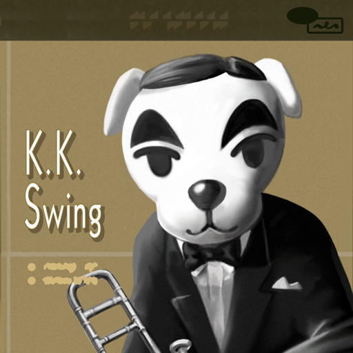 Album cover art for "けけスウィング (K.K. Swing)" by K.K. Slider