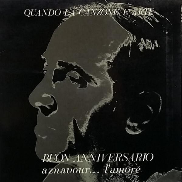 Album cover art for "Questa giovinezza" by Charles Aznavour