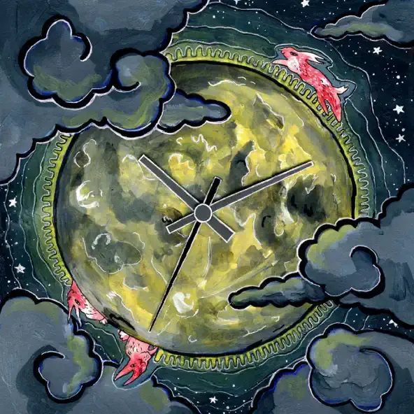 Album cover art for "Moontime" by Hope Tala