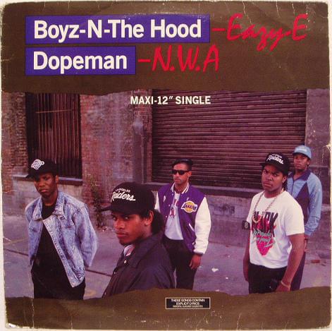 Album cover art for "Dopeman (Remix)" by N.W.A