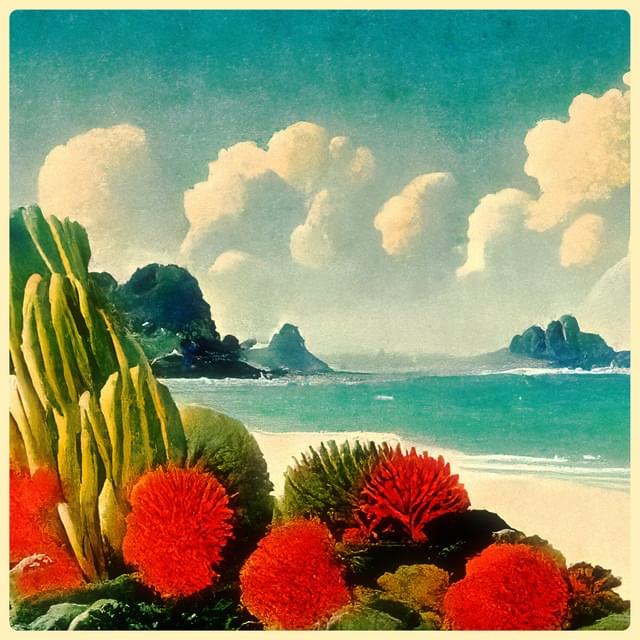 Album cover art for "Gamma Rays" by Temples