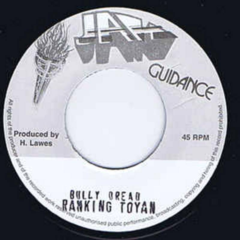 Album cover art for "Bully Dread" by Ranking Toyan