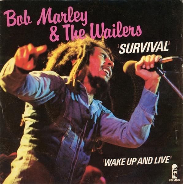 Album cover art for "Survival" by Bob Marley & The Wailers