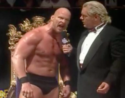 “Austin 3:16” speech by “Stone Cold” Steve Austin