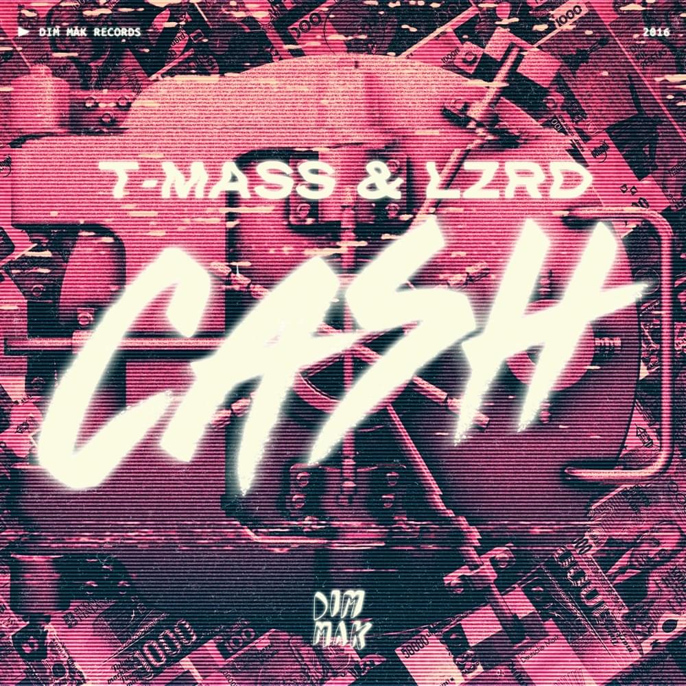 Album cover art for "CASH" by T-Mass & LZRD