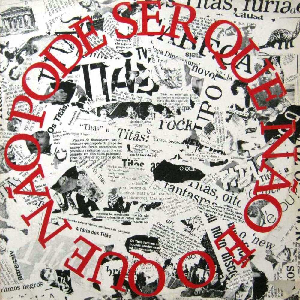 Album cover art for "O Que" by Titãs