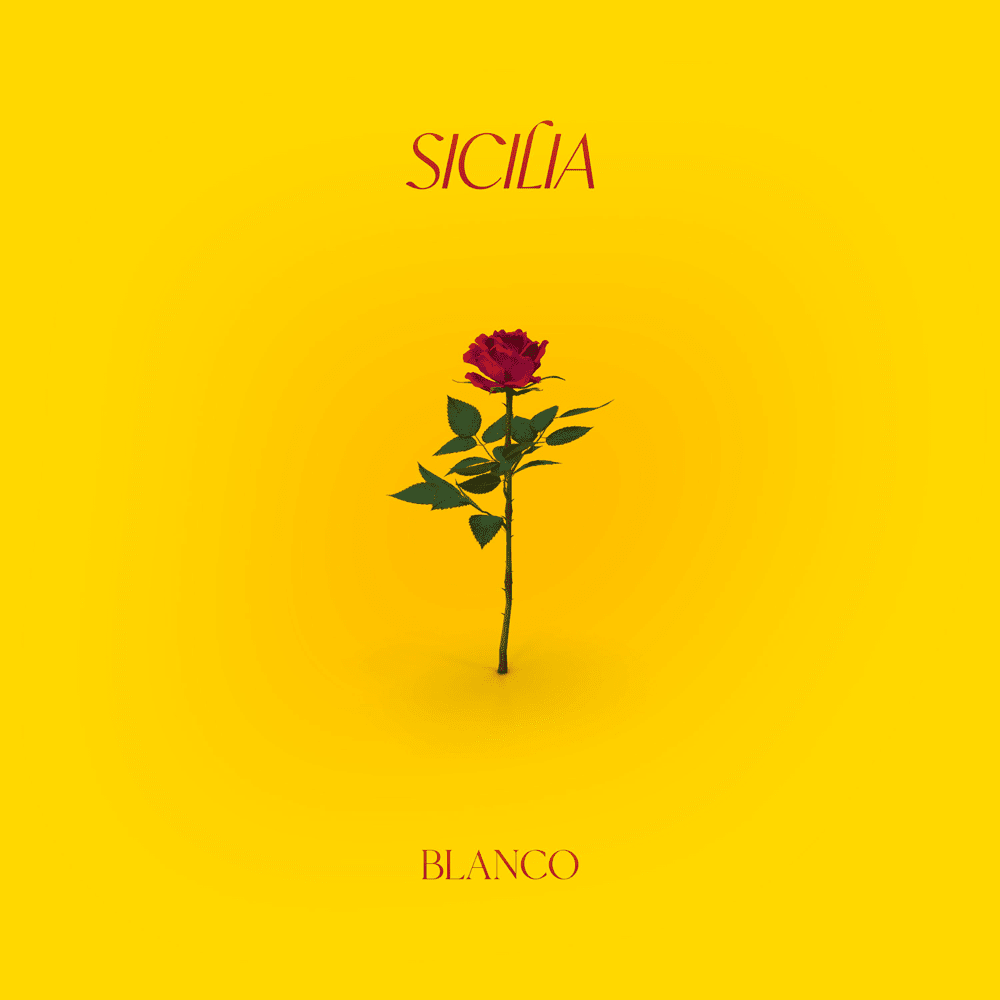 Album cover art for "Sicilia" by BLANCO (ROU)