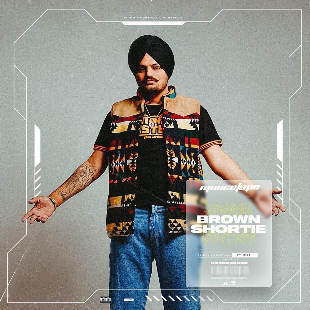 Album cover art for "Brown Shortie" by Sidhu Moose Wala