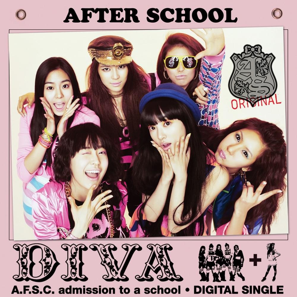 Album cover art for "DIVA (디바)" by After School (애프터스쿨)