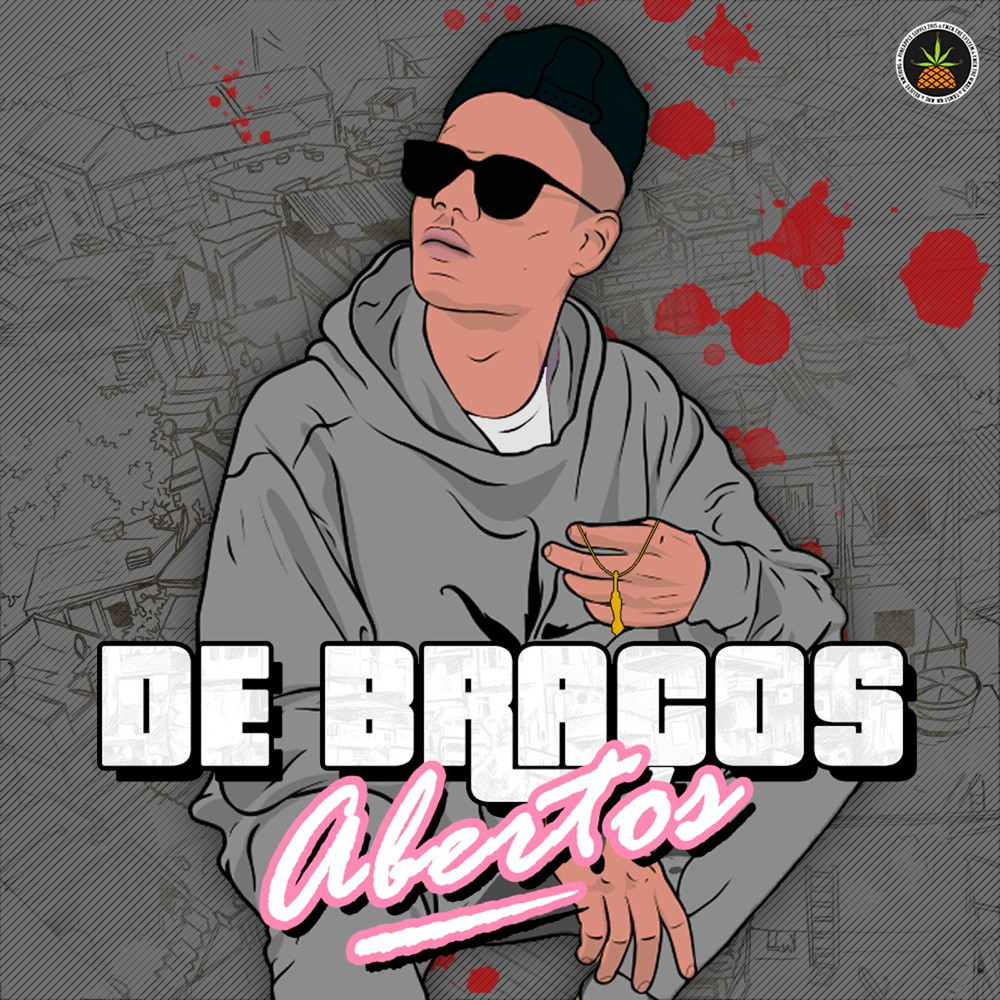 Album cover art for "De Braços Abertos" by MC Cabelinho