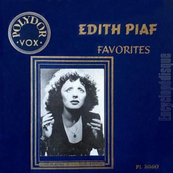 Album cover art for "J’ai dansé avec l’amour" by Édith Piaf