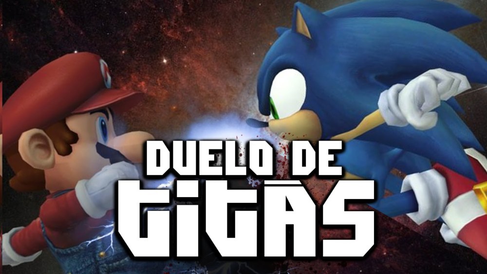 Album cover art for "Mario VS. Sonic" by 7 Minutoz