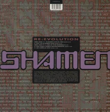 Album cover art for "Re:Evolution" by The Shamen