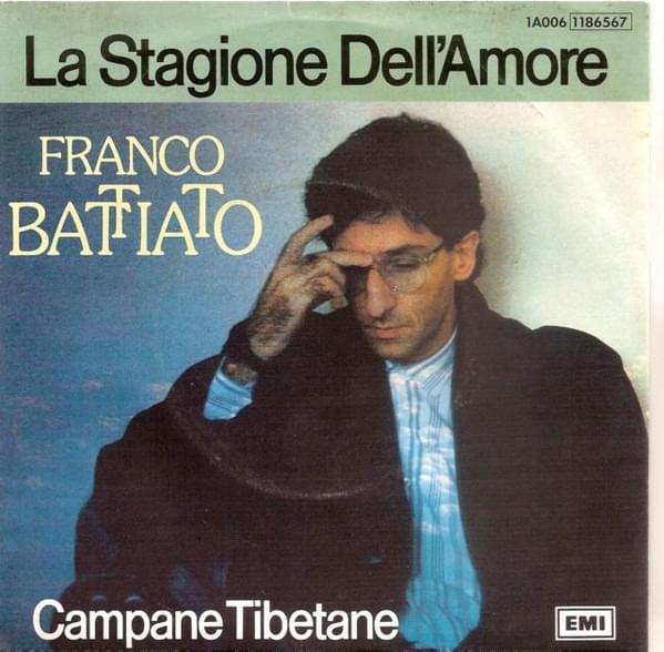 Album cover art for "La stagione dell’amore" by Franco Battiato