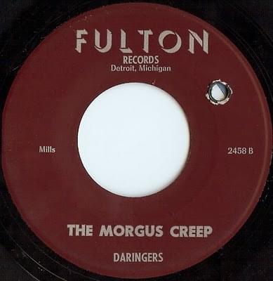 Album cover art for "The Morgus Creep" by The Daringers