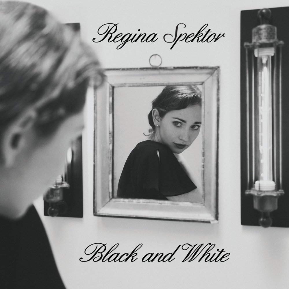 Album cover art for "Black and White" by Regina Spektor