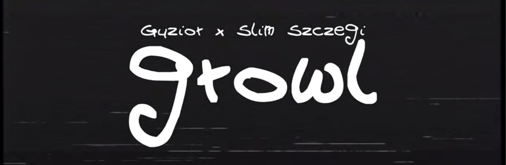 Album cover art for "Growl" by Guzior & Slim Szczegi