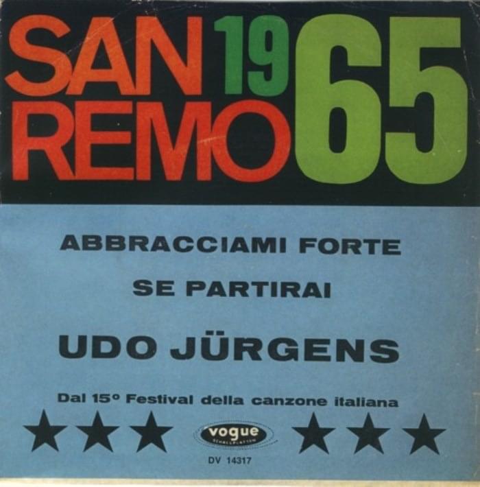 Album cover art for "Abbracciami Forte" by Udo Jürgens