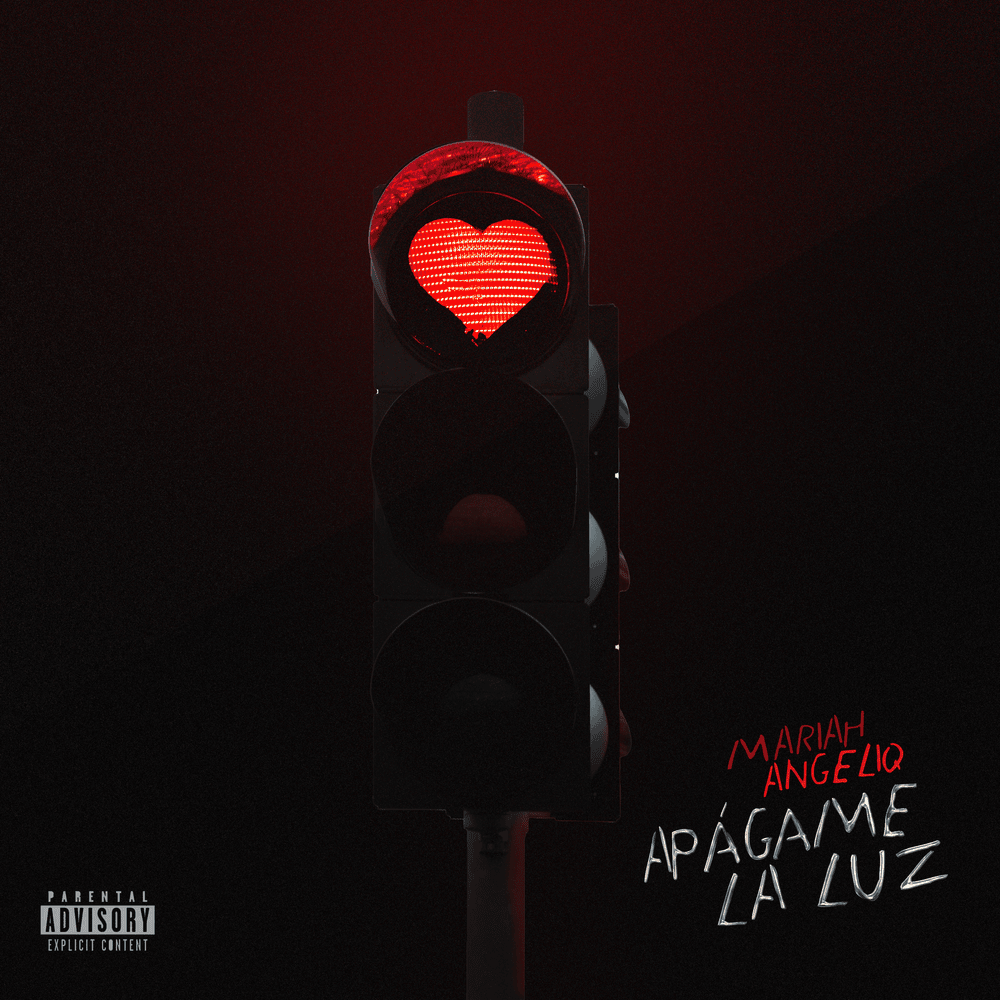 Album cover art for "APÁGAME LA LUZ" by Mariah Angeliq