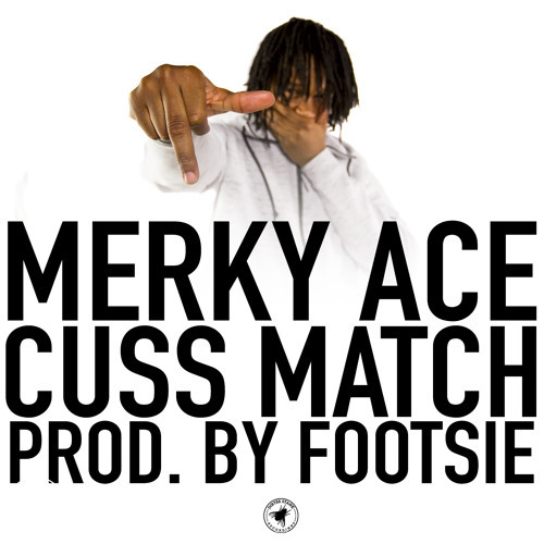 Album cover art for "Cuss Match" by Merky ACE