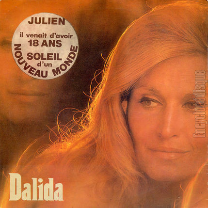 Album cover art for "Le temps de mon père" by Dalida