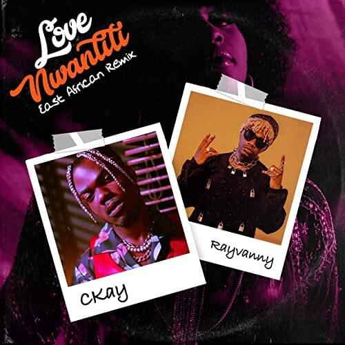 Album cover art for "Love nwantiti (East African Remix)" by CKay & Rayvanny