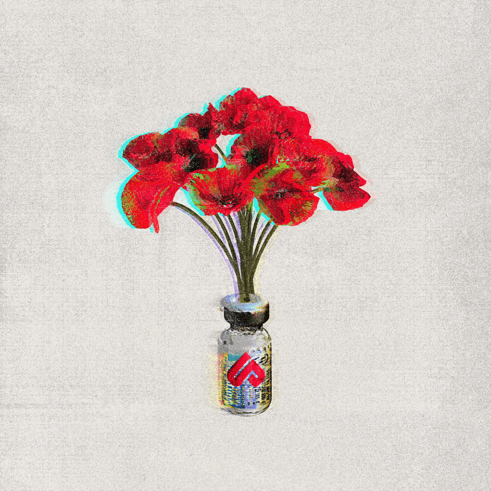 Album cover art for "Morphine" by Unlike Pluto
