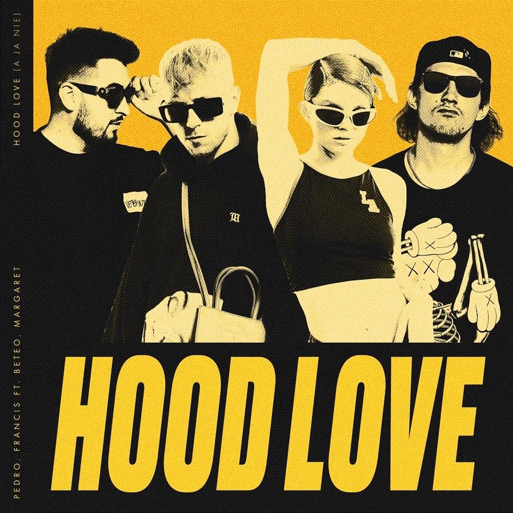 Album cover art for "Hood Love (a ja nie)" by Beteo & Margaret