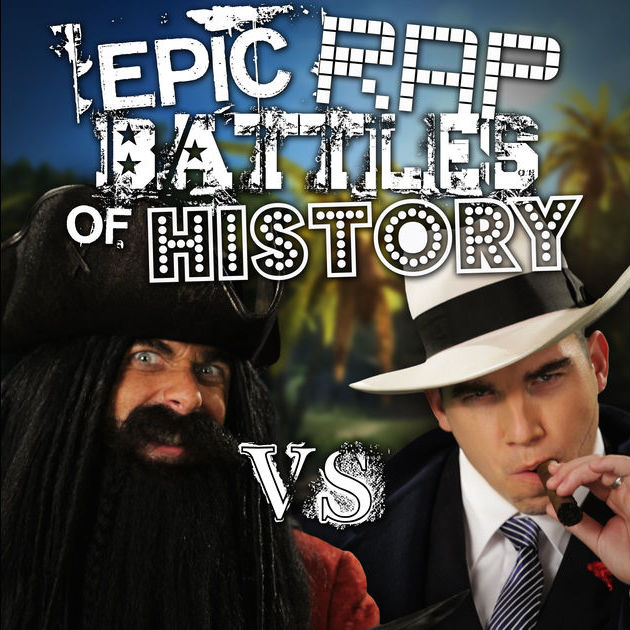 Album cover art for "Blackbeard vs Al Capone" by Epic Rap Battles of History & EpicLLOYD & Nice Peter
