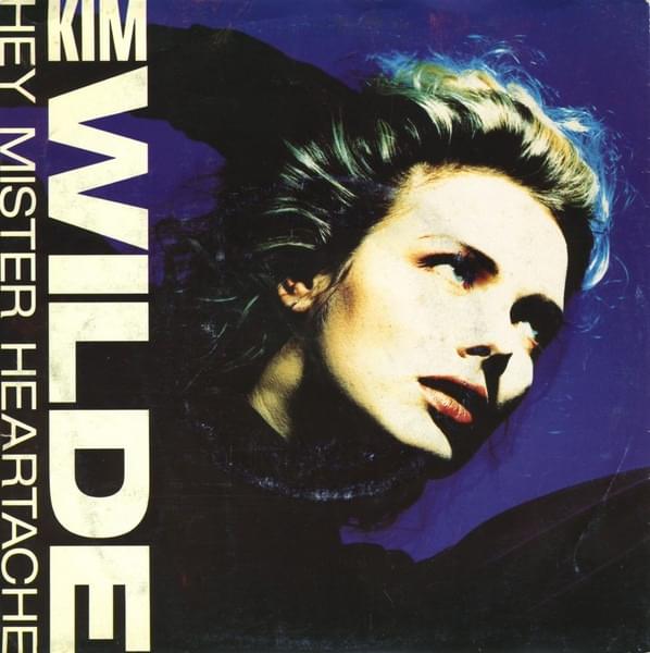 Album cover art for "Hey Mister Heartache" by Kim Wilde & Junior Giscombe