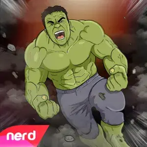 Album cover art for "Hulk Smash" by NerdOut