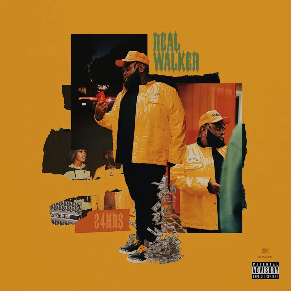Album cover art for "Real Walker" by 24hrs