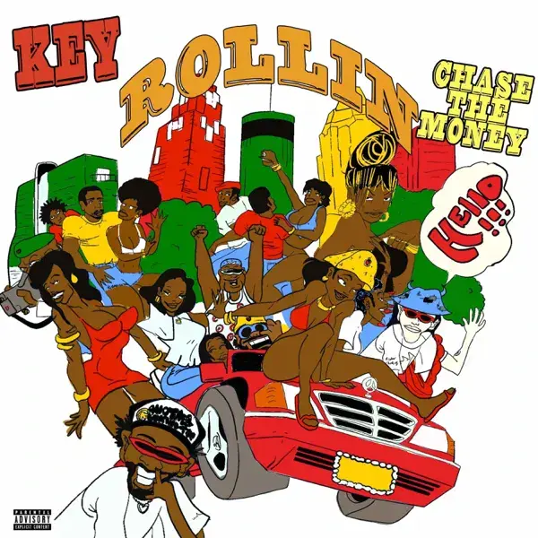 Album cover art for "Rollin" by KEY!