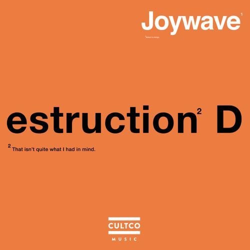 Album cover art for "Destruction" by Joywave