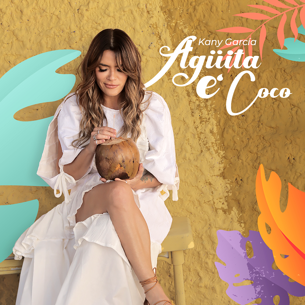Album cover art for "Agüita e Coco" by Kany García