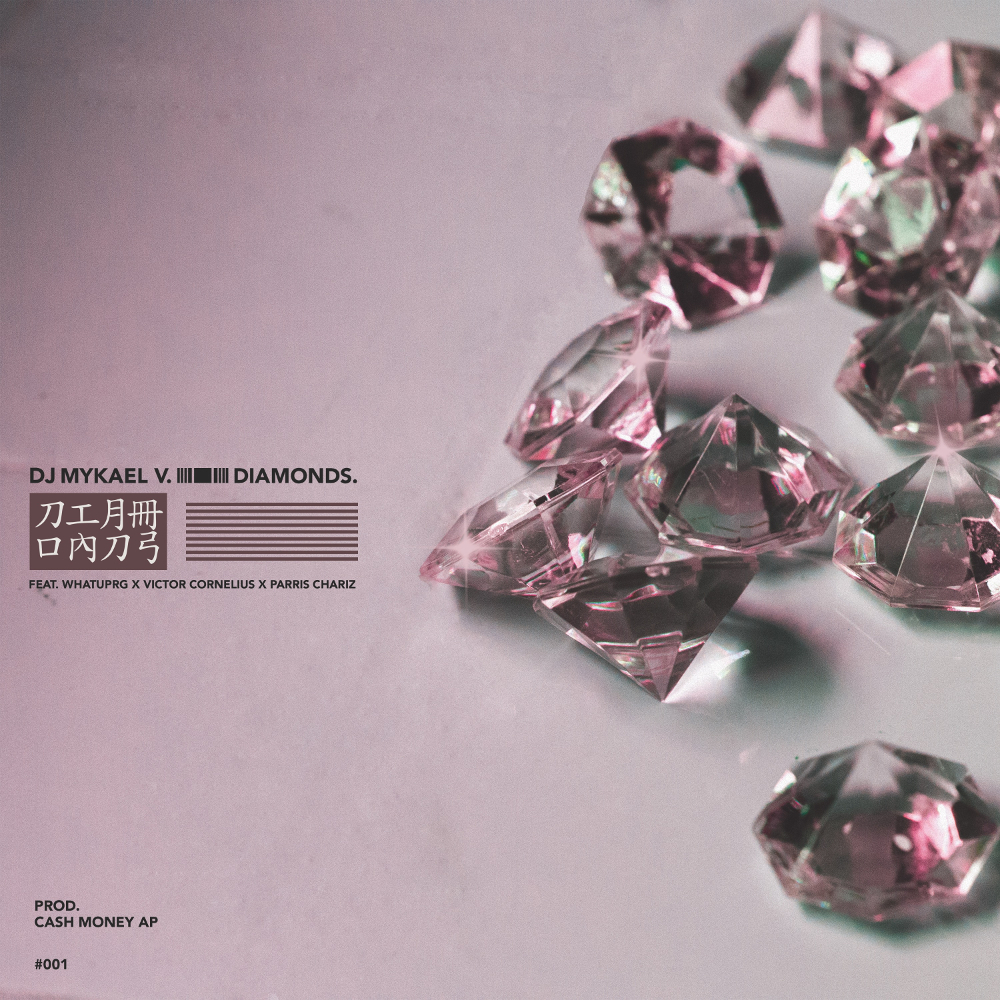 Album cover art for "Diamonds" by DJ Mykael V & Parris Chariz & Victor Cornelius & WHATUPRG