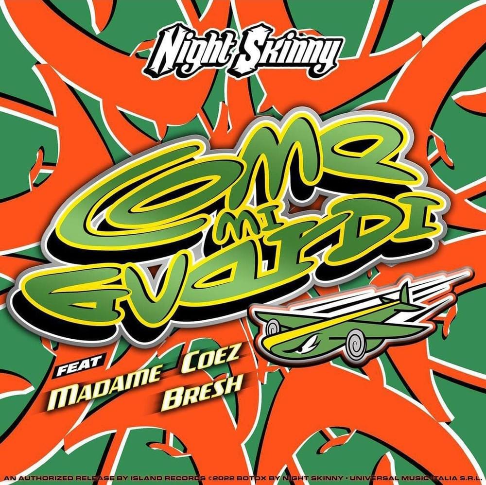 Album cover art for "Come Mi Guardi" by Night Skinny & Madame & Coez & Bresh
