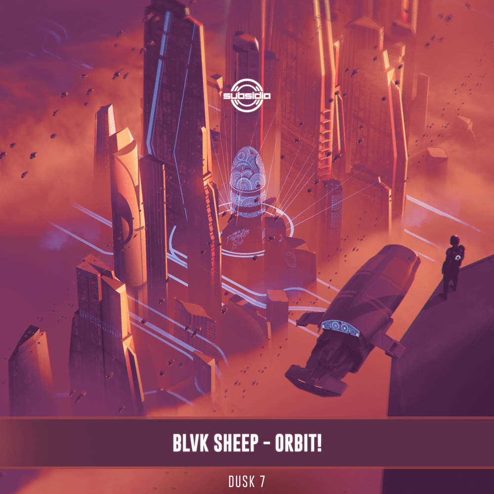 Album cover art for "Orbit!" by Blvk Sheep
