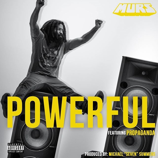 Album cover art for "Powerful" by Murs & Propaganda