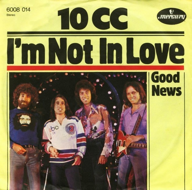 Album cover art for "I’m Not in Love" by 10cc