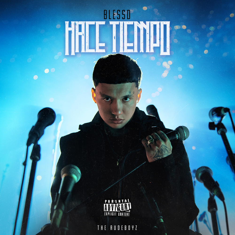 Album cover art for "Hace Tiempo" by Blessd
