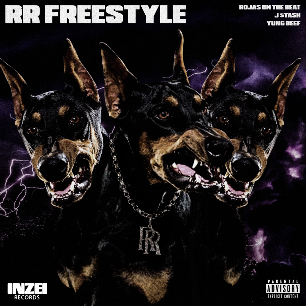 Album cover art for "RR Freestyle" by Rojas On The Beat